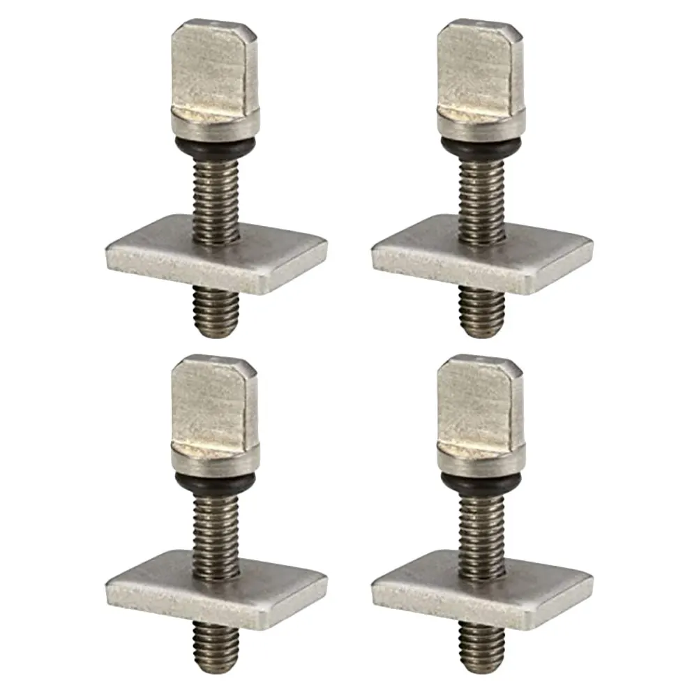 

4Pcs Professional Surfing Screws Heavy Duty Corrosion Proof Fin Fixings Compact Replacement Kit for Surfboard Accessories