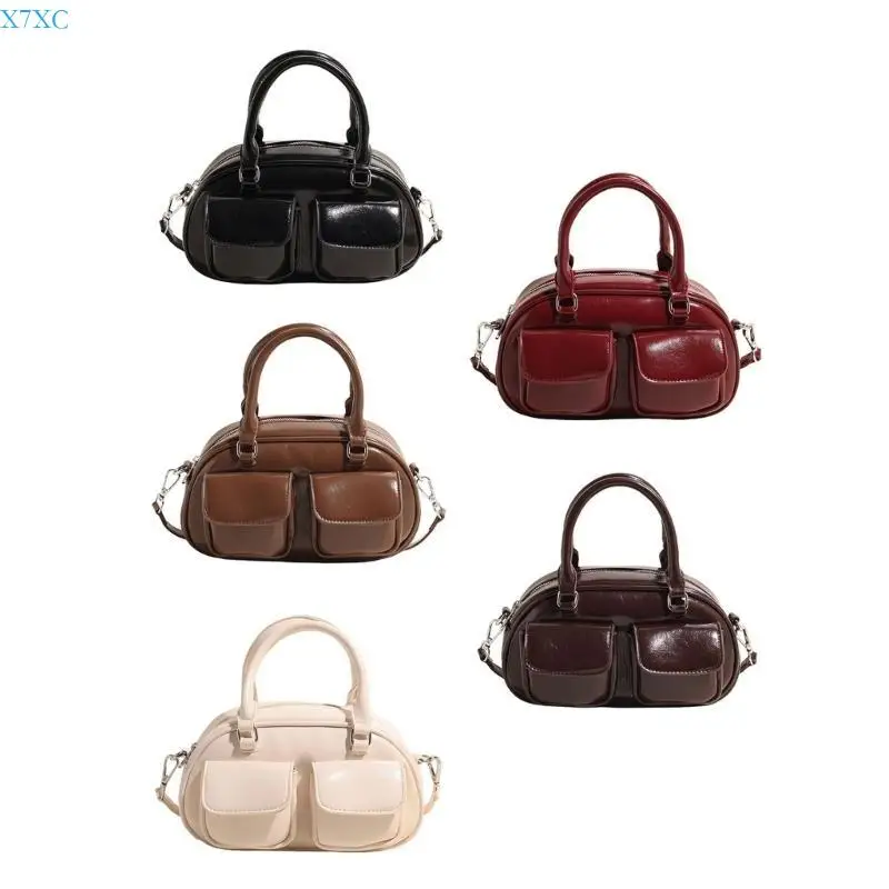 

X7XC Women's Crossbody Bag Leather Shoulder Purse Handbag for Shopping and Travel