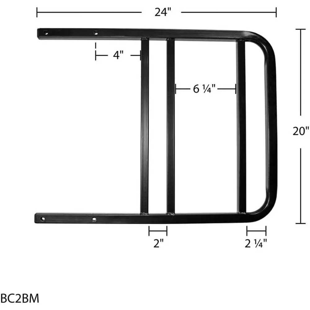 RV or Camper Trailer Bicycle Rack for 1-2 Bikes, Outdoor Elevator Style