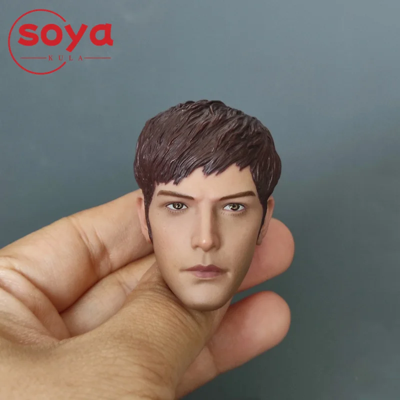 1/6 Bilancia Bello Monaco Con Capelli Testa Scolpire Modello di Intaglio Misura 12 Pollici Soldato Maschio Action Figure Corpo Bambole