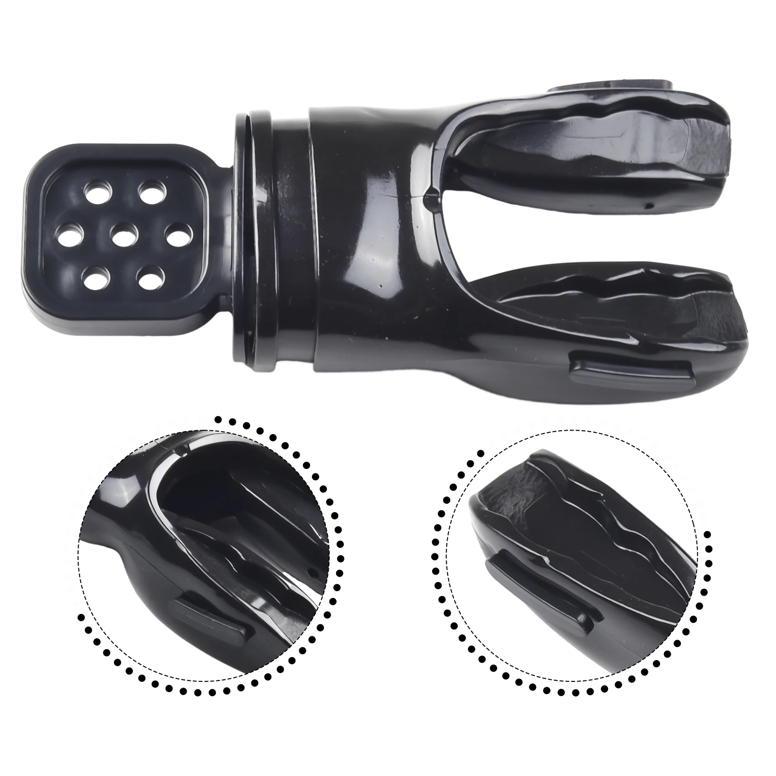 Non-Toxic Snorkel Regulator Diving Mouthpiece Scuba Moldable Bite Mouthpiece Second Stage Breathing Tube Silicone Accessories