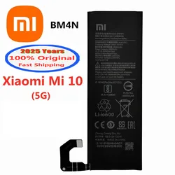 2025 Year BM4N Original Battery For Xiaomi Mi 10 Mi10 5G Battery 4780mAh Phone Bateria Batteries Fast Shipping + Tracking Number