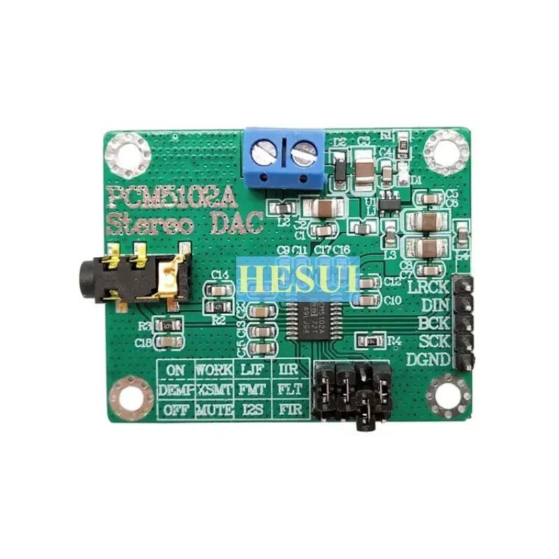 

Цифровой аудио-декодер PCM5102A I2S IIS, стереофонический ЦАП, модуль-конвертер DTO