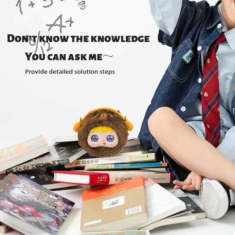 El juguete de peluche inteligente AI presenta control de voz inteligente y ojos LED, una aplicación para niños/adultos, compañeros interactivos.