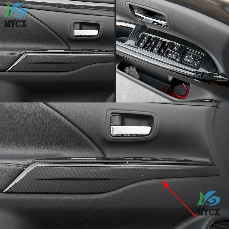 

Car cover For Mitsubishi Outlander 2013 2014 2015 2016 2017 2018 2019ABS plastic interior door armrest decorative bar trim 4pcs.