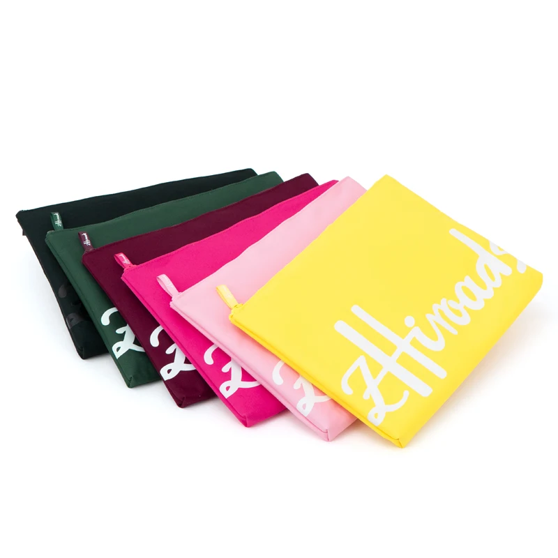 Cotton Laptop Sleeve Bag Soft Protective Tablet Pouch Durable Zipper Case for iPad Notebook Office Travel