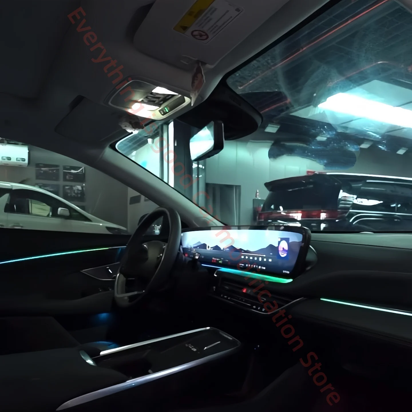 Electroplating Trim Strip Ambient Light For Buick Lacrosse 2023+ Automobile interior lighting upgrade car accessories Foot lamp