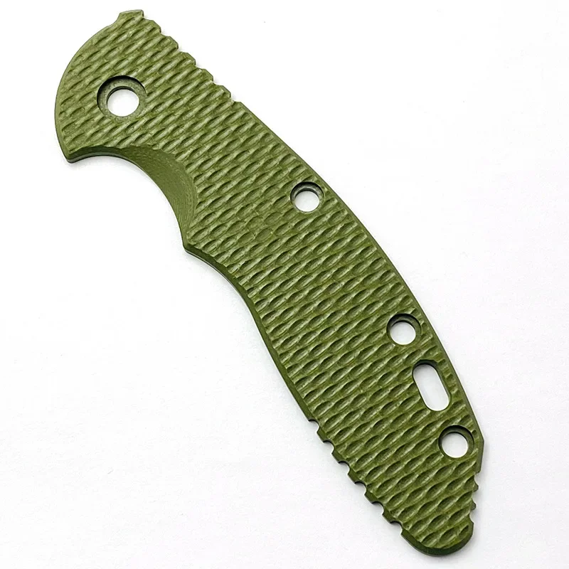 1 PC G10 Composite Knife Handle Blank Slabs Wave pattern design - Non-Slip, DIY Material, for Rick Hinderer XM-18