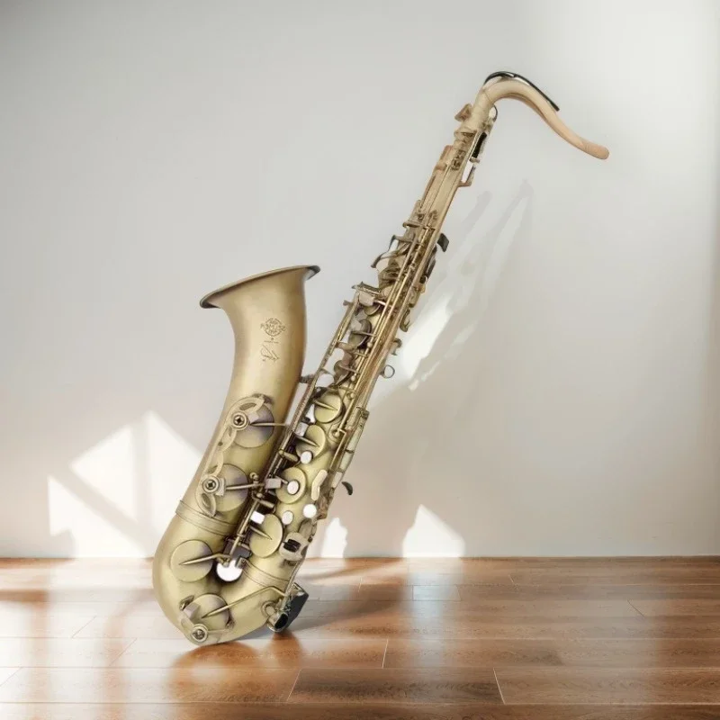 High Quality France 54 Professional Tenor Saksafon B Solid Ancient Baker Simulation Pirine Steel Tenor Sax Music Time