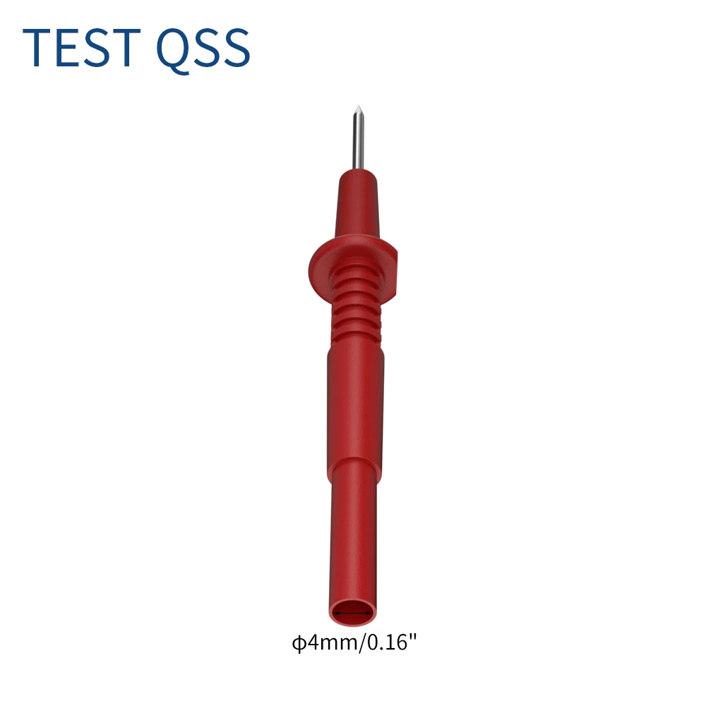 QSS 2PCS Test  Pin 2MM Test Probe Tips Electrical Connector 4MM Female Banana Plug Multi-meter Needle Q.30012