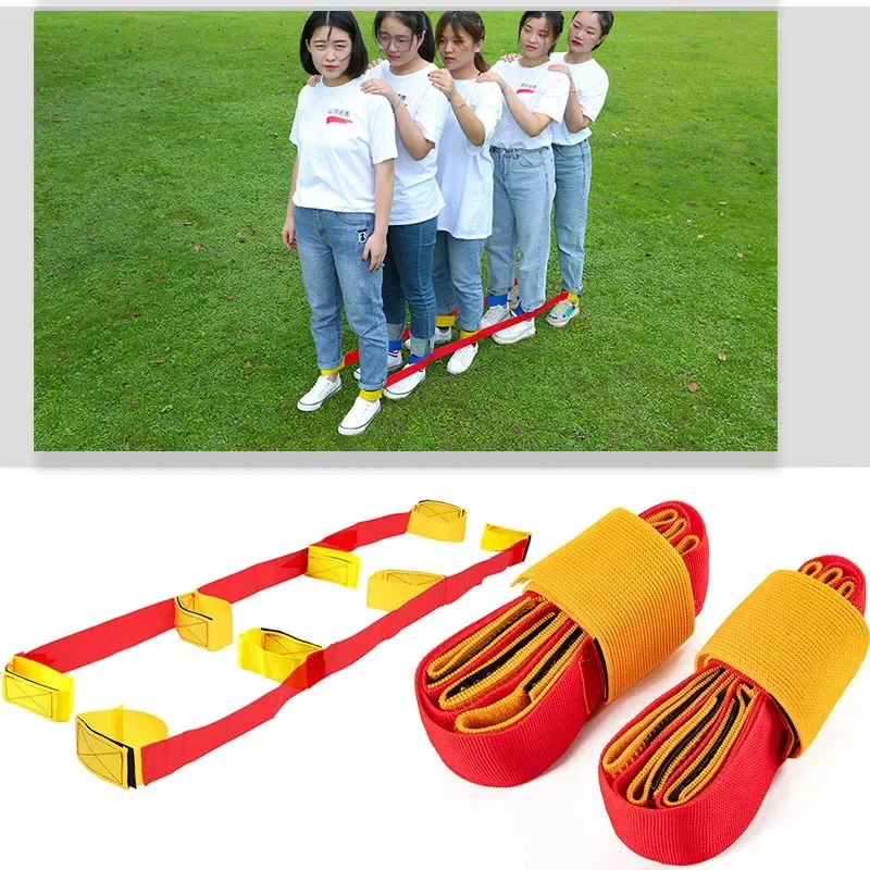 

3/4/5/6 people outdoor childrens sports toys games giant footstep team cooperation fun sports indoor External team game props