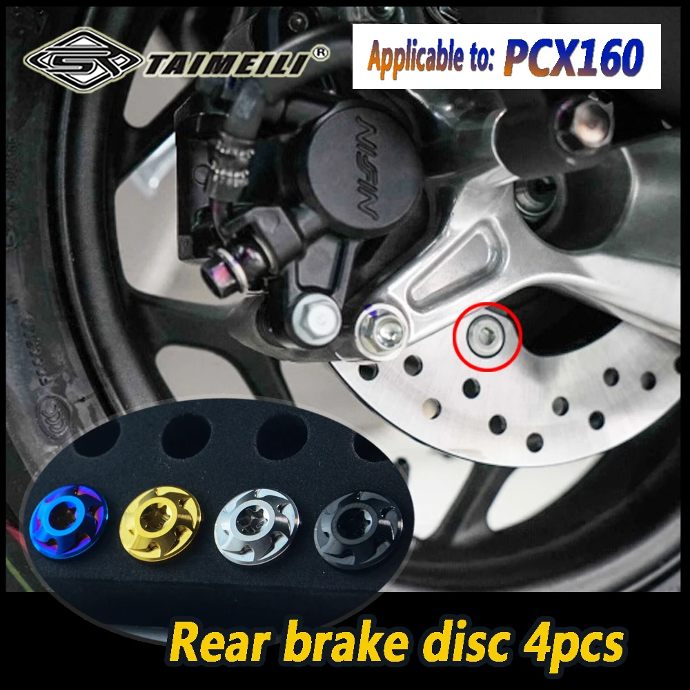 TAIMEILI titanium alloy screws are suitable for repairing and modifying screws in the Honda PCX160 motorcycle set NO.1