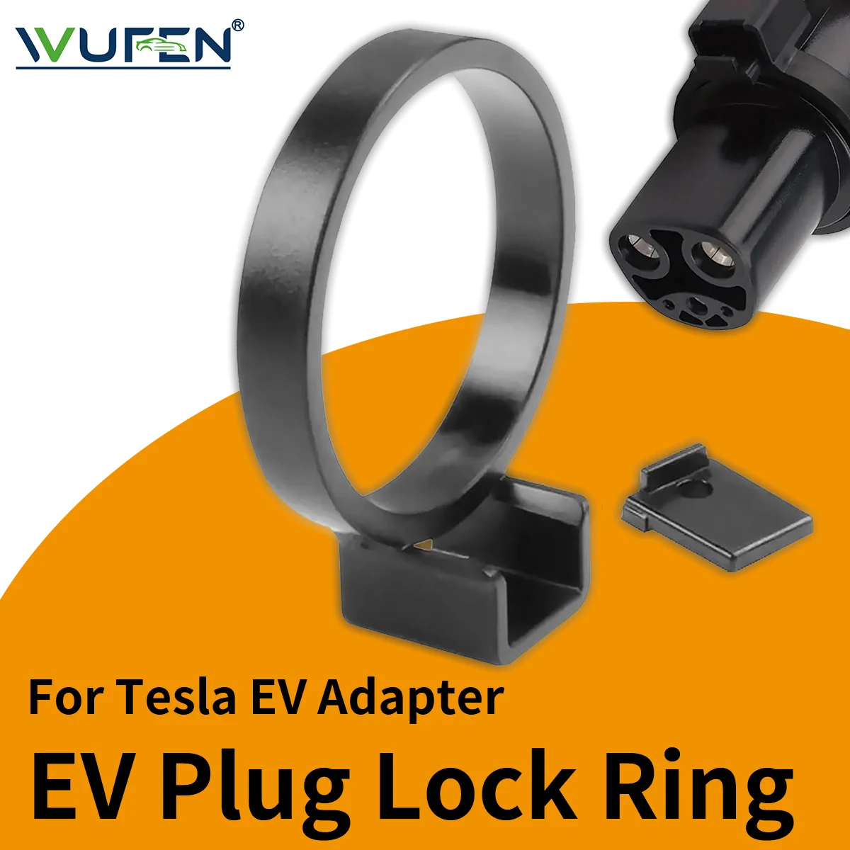 WUFEN EV Charge Adapter Charging Lock Safety Protection For Type1 J1772 to NACS Model X Y 3 2021 2022 2023 Tesla Car Accessories