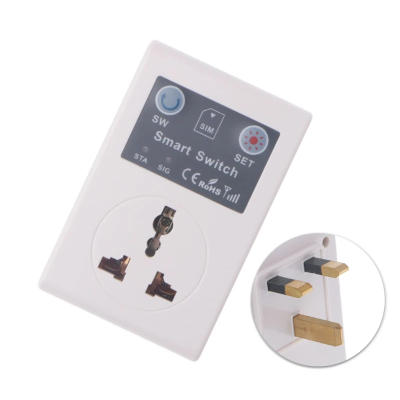 EU/UK 220V Phone Remote Wireless Control for Smart GSM Socket Power Pl