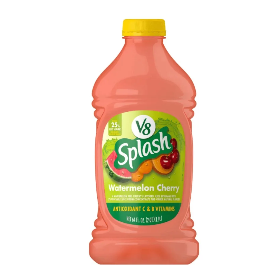 

V8 Splash Watermelon Cherry Flavored Juice Beverage 64 fl oz Bottle