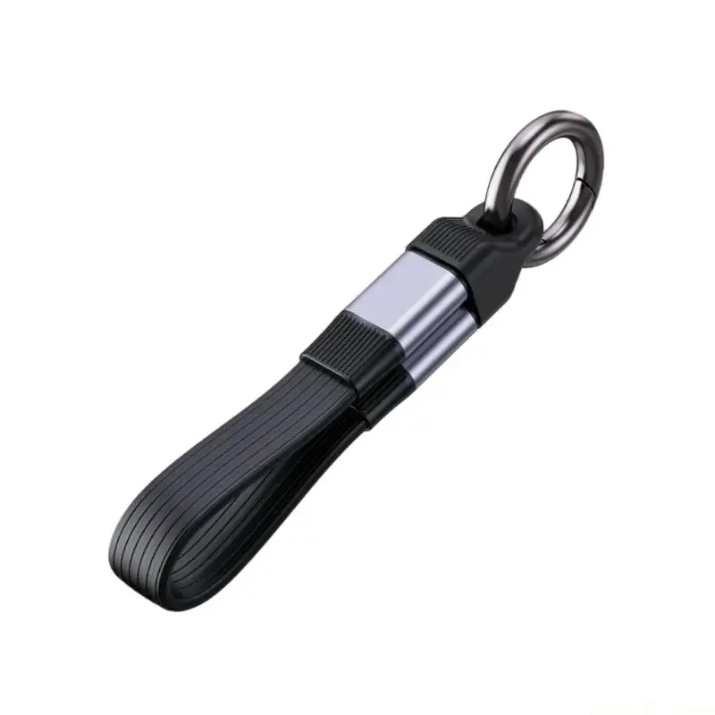 M5TD USB 4 Cord Short Type C Cable With PD240W , 80Gbps Data and Keyring Hook