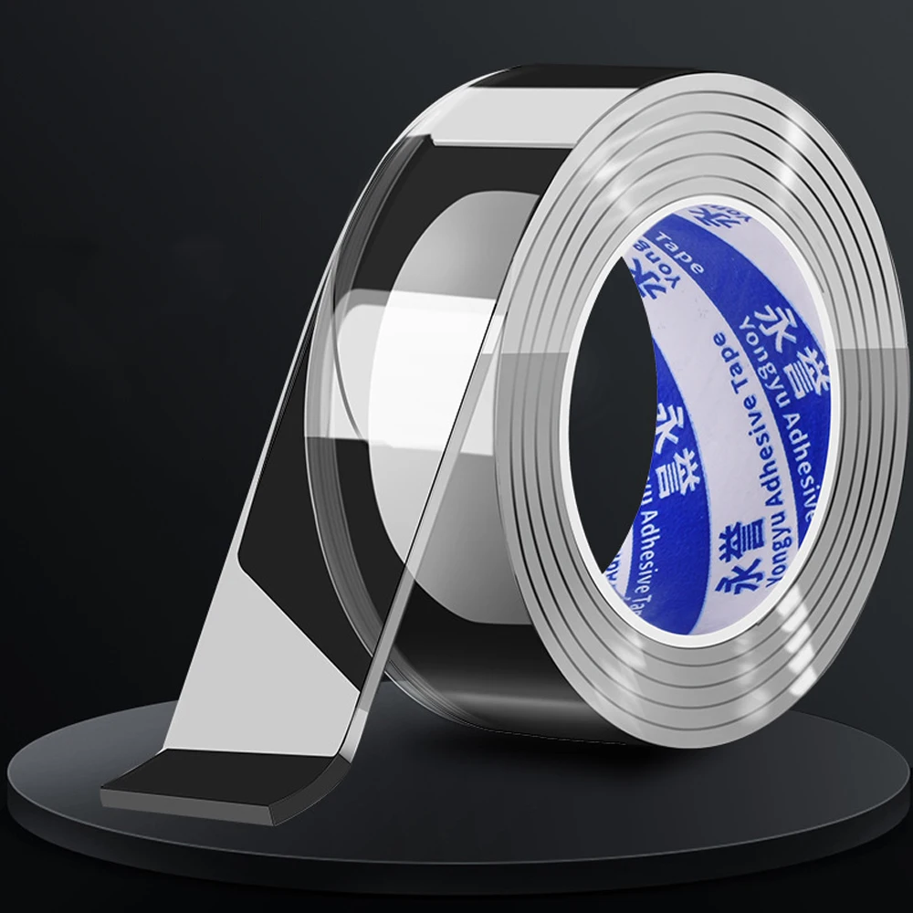 

Двусторонняя нано-лента с сильной вязкостью, съемная, водонепроницаемая, без следов, многоразовые самоклеящиеся полоски, моющаяся прозрачная лента