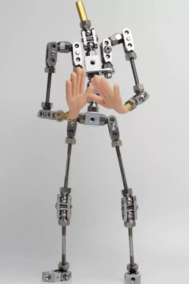 Upgraded Version Pro3.0 Professional Stop Motion Animation Stainless Steel Wear-resistant Flexible Puppet Skeleton