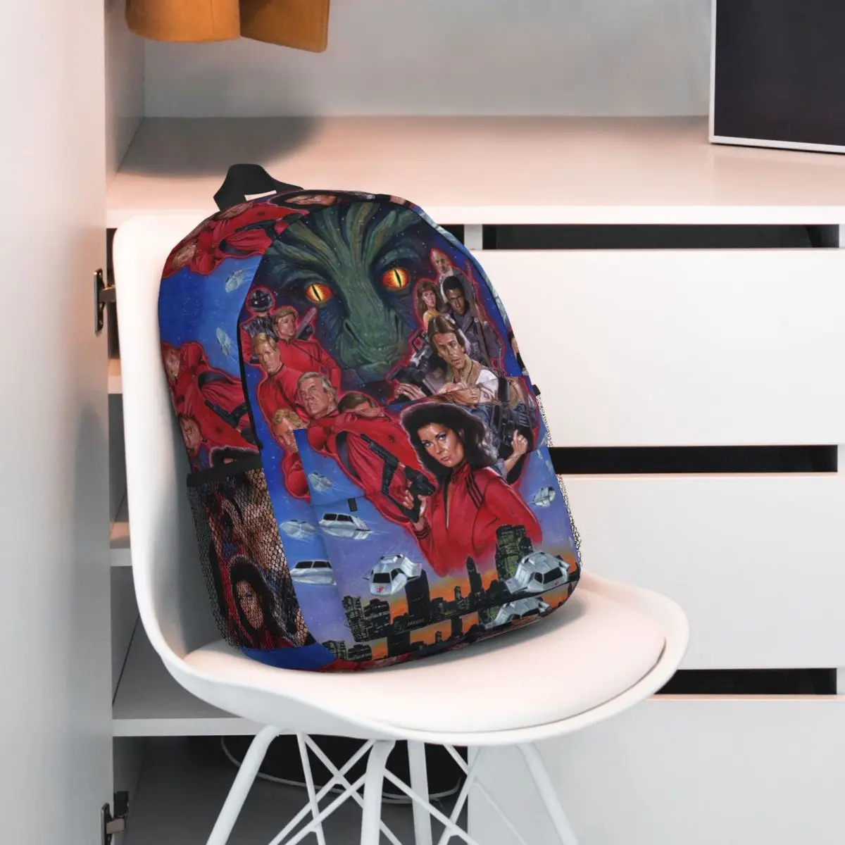 V The Visitors Miniseries 40th Anniversary Mochila Venda Quente Mochila Grande Capacidade Meninos Meninas BookBag Bolsas de Ombro