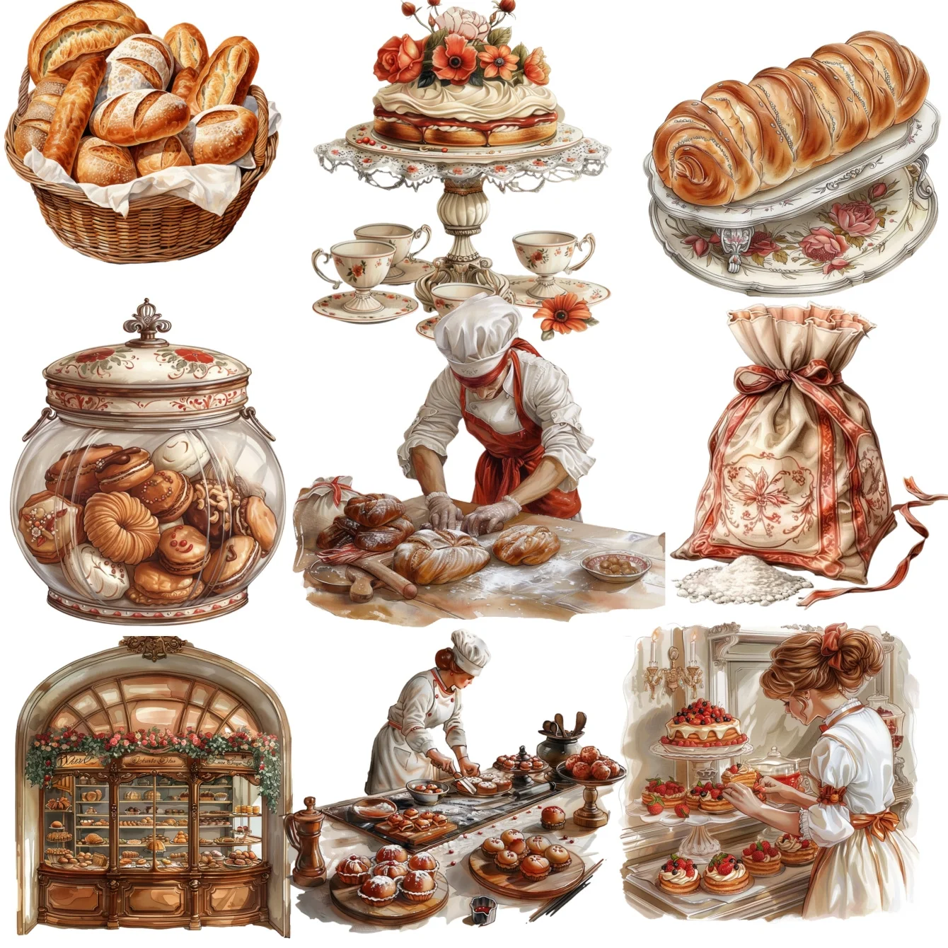 

1 набор креативных милых винтажных европейских наклеек для скрапбукинга/декоративные/для фотоальбомов своими руками/для фотоальбомов LINE Express Stick