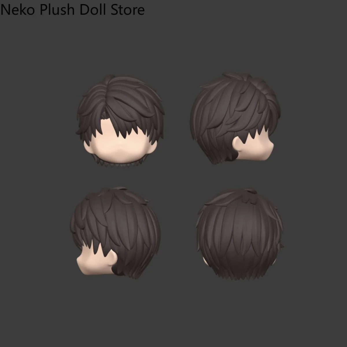 Anime Love and Deepspace Caleb GSC Ob11 1/12 Bjd Figure Doll Printed Head Shell Doll Prop Hair Doll Cosplay Birthday Gift view 2