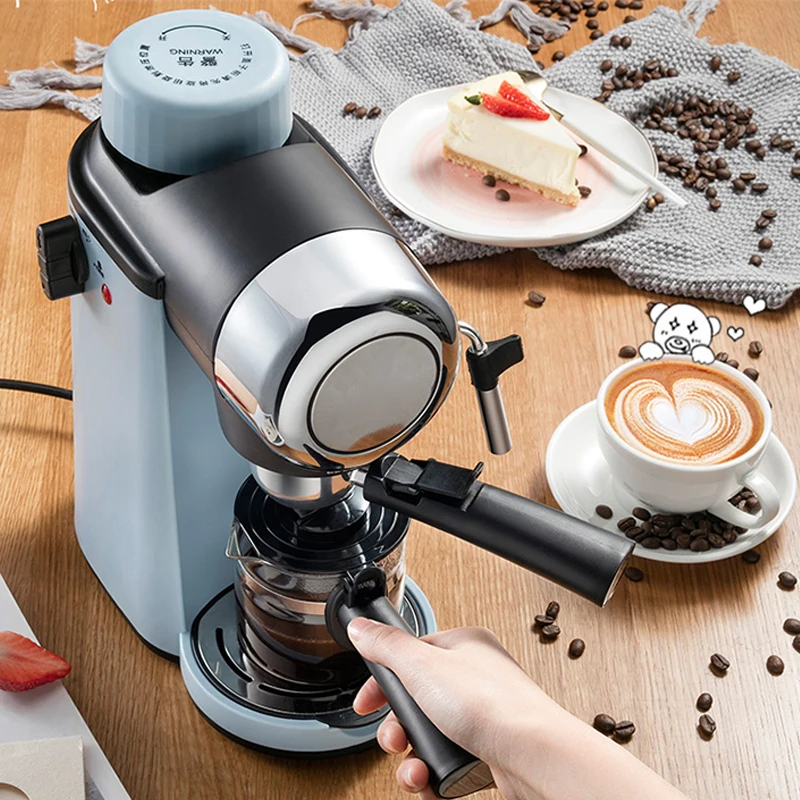 

Coffee maker Small Semi-automatic Italian Type on The Spot Grinding Mini Milk Foaming Machine Integrated Intelligence