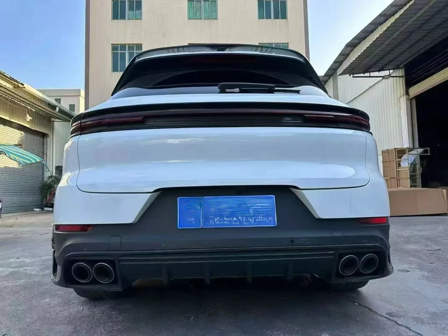 MSY Dry  Fiber Body Kit for   9Y0.2  Front Lip Skirt Rear Diffuser Spoiler Hood Wide Body Kit