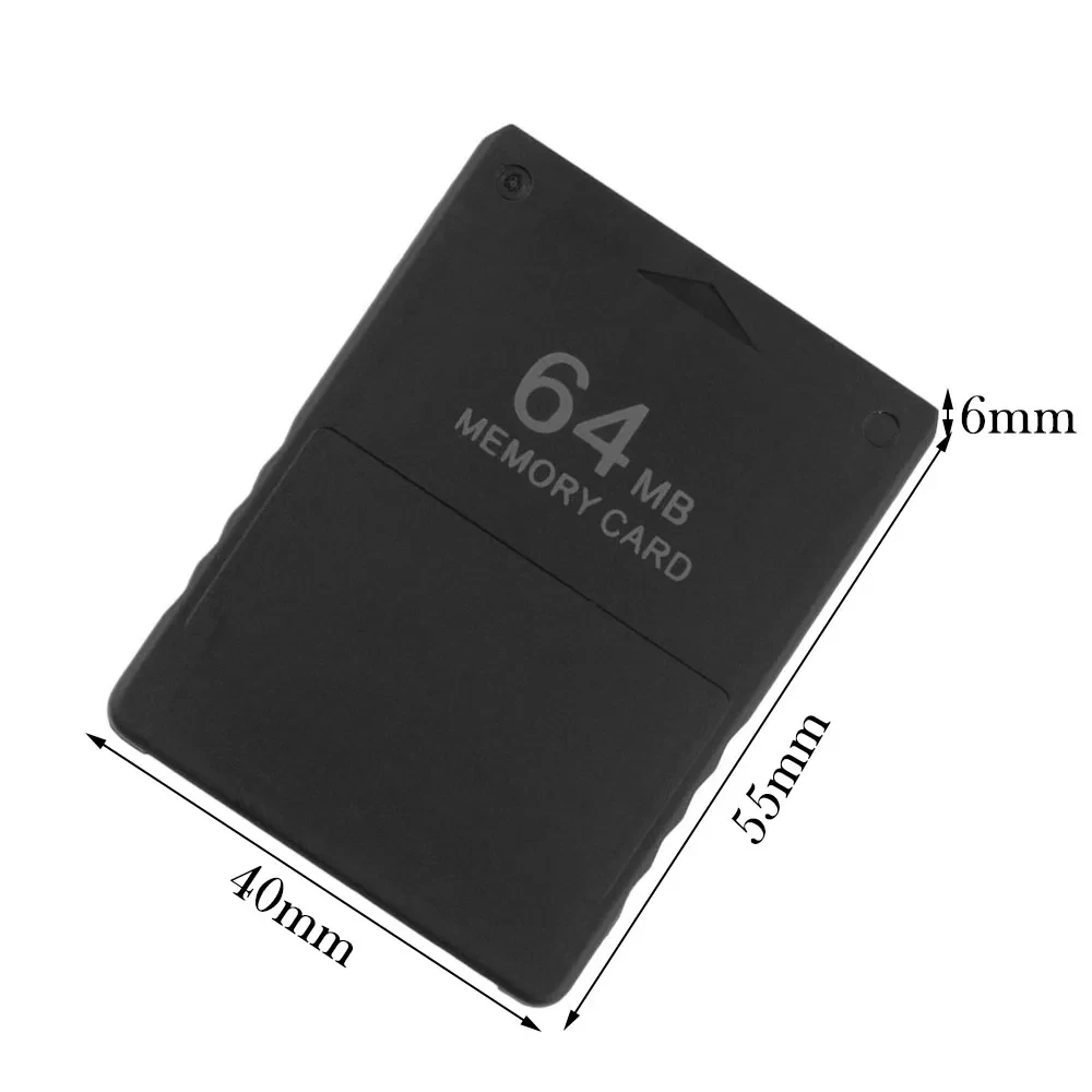 Para PS2 8MB/16MB/32MB /64MB/128MB/256MB tarjeta de memoria tarjetas de expansión de memoria adecuadas para Sony PS1 PS2 tarjeta de memoria negra al por mayor