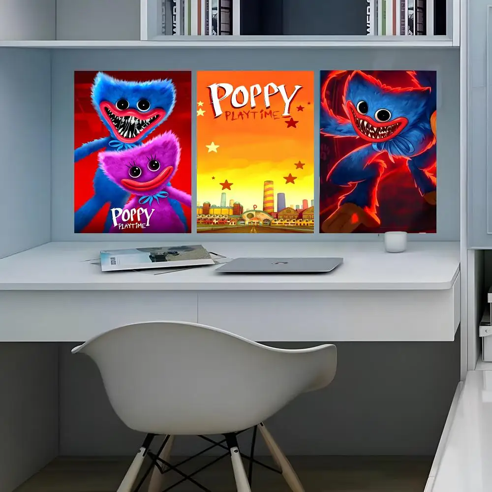 Affiche artistique et élégante P-PoppY-YES P-PlayTimes-ES, affiche artistique murale pour la maison, le bureau et la salle de bain ‌   Décoration Intérieure