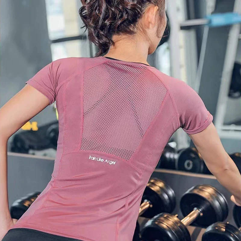 Frauen Sport Tragen Für Fitness Laufen Jogging Nahtlose Langarm Gym Frau Sport Hemd Yoga Top Weibliche Workout Tops T-shirt