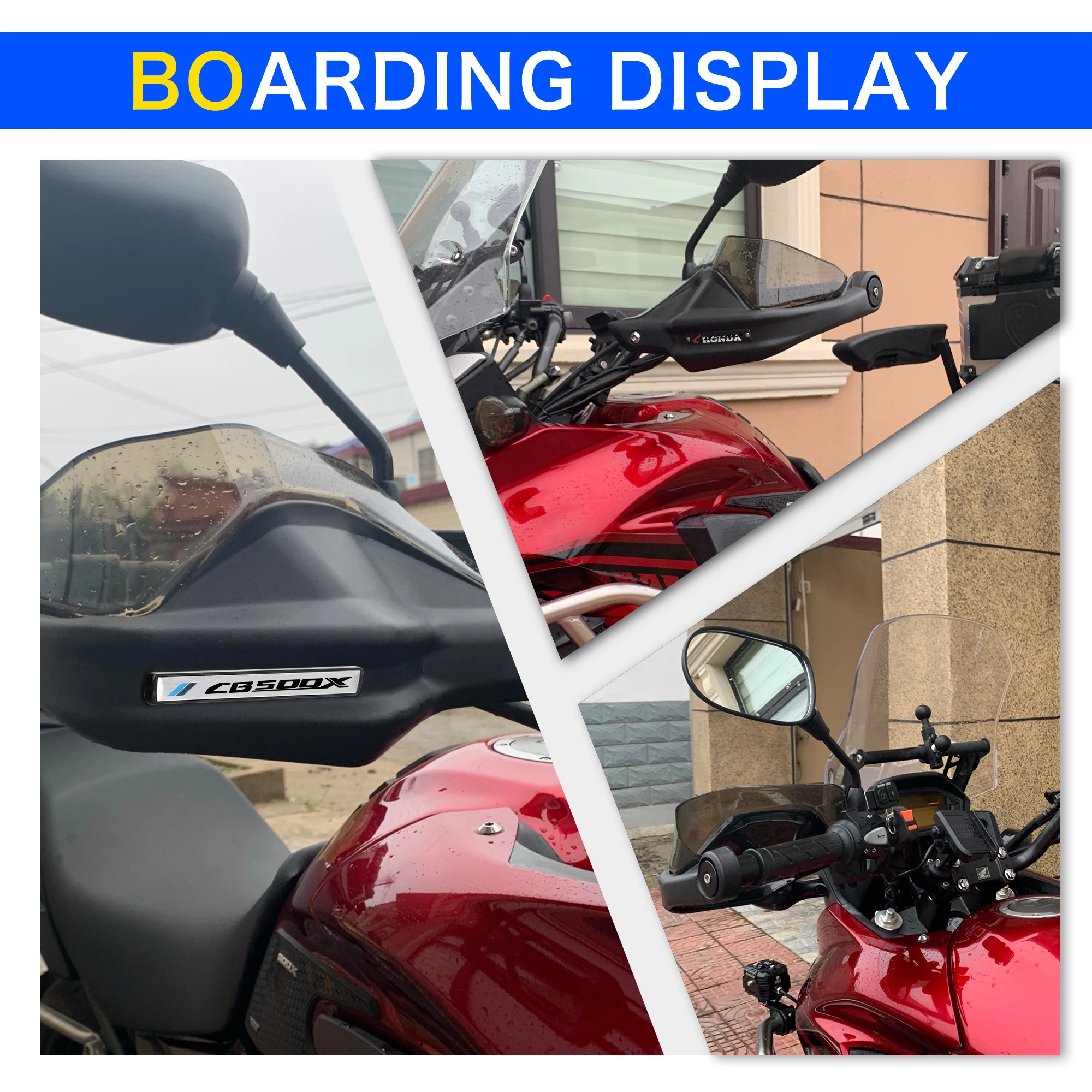 Motorcycle CB 500X Black Hand Guards Brake Clutch Levers Protector Handguard Shield For HONDA CB500X CB500 X 2013-2023