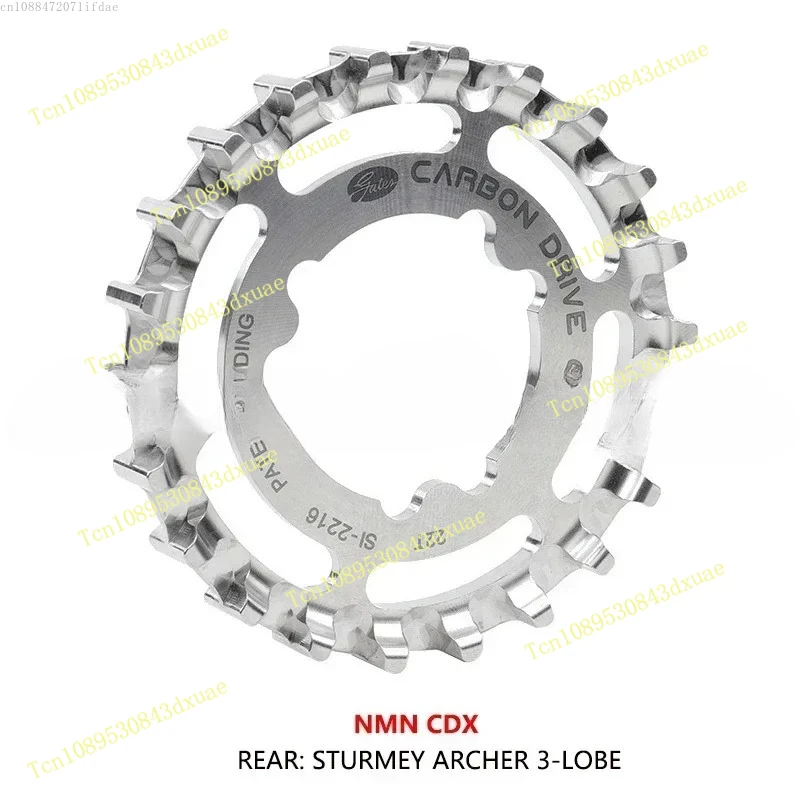 Bicycle belt R drive gear center track rear for STURMY-ARCHER