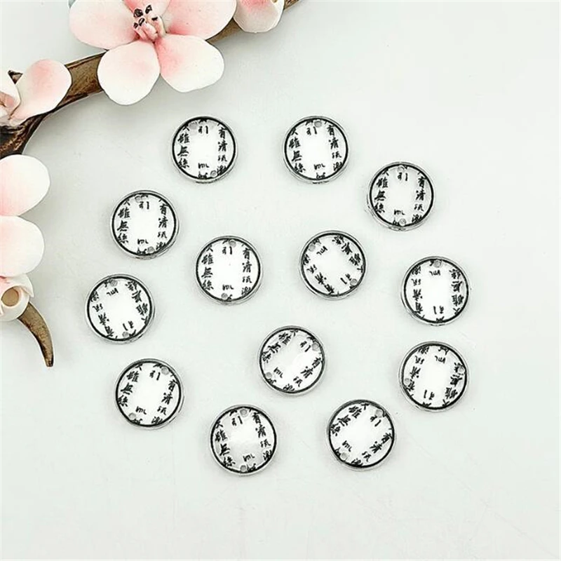 10Pcs/Lot New Acetic Acid Flower Beads Animal Butterfly Heart Fan Charms Connectors Diy Hairpin Jewelry Making Resin Acessories