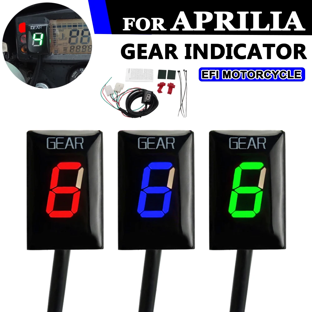 For Aprilia ETV 1000 Caponord SL1000 SL 1000 Falco Shiver 750 Shiver750 No abs EFI Motorcycle Accessories Gear Display Indicator