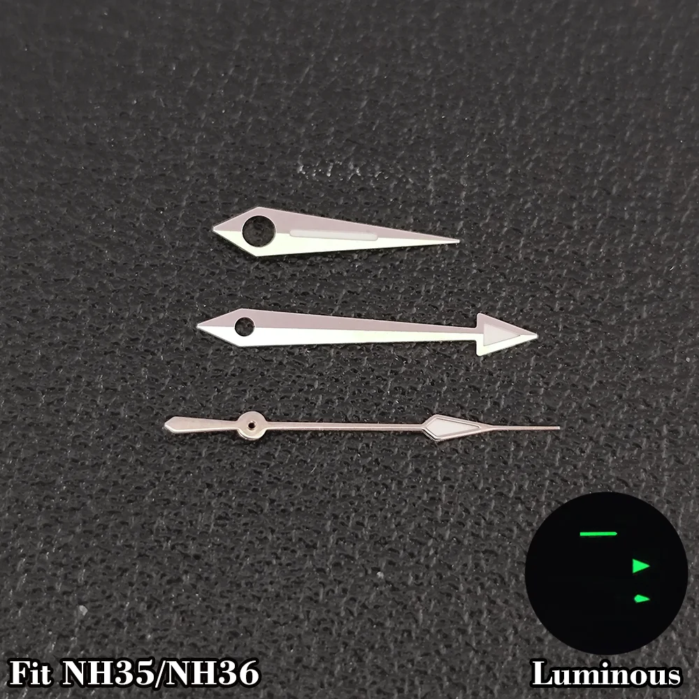 

NH35 Hands Miyota8215 Hands ETA2824 Hands M8215 Hands Eta2824 Hands For NH35 Watch Hand NH36 Hand NH35 C3 Green Luminous Hand