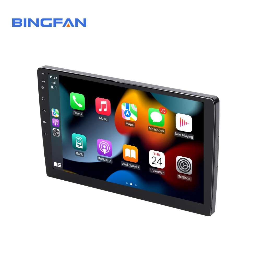 أندرويد 2 الدين شاشة السيارة مشغل ديفيدي للسيارة راديو السيارة العالمي 9 بوصة أندرويد السيارات Carplay راديو شاشة تعمل باللمس GPS BT WIFI
