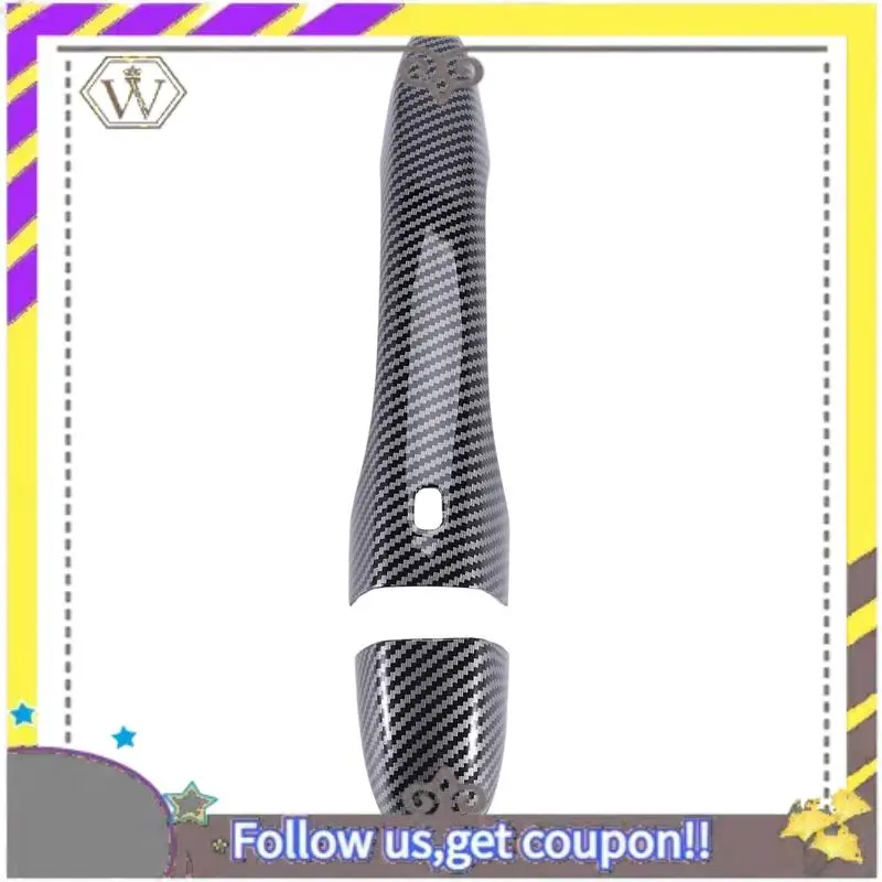 ABXV-Carbon Fiber Outer Door Handle Cover Trim Decoration For Maserati Levante 2016 2017 2018 Ghibli 2014-2018 Quattroporte 2013