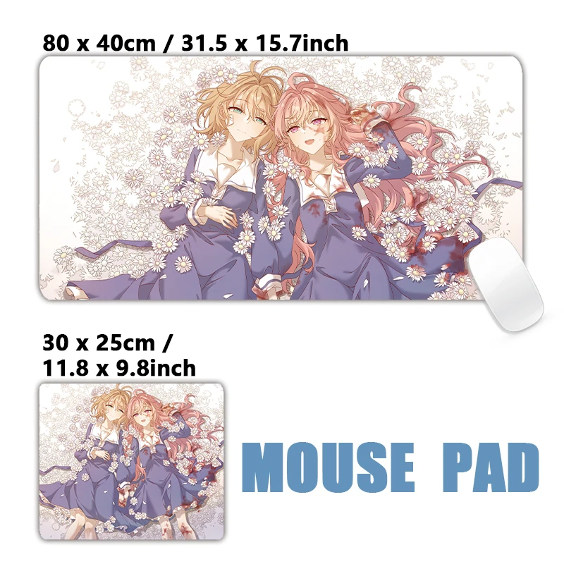 Kimi Ga Shinu Made Koi Wo Shitai Mimi Sheena Mouse Pad XXL Keyboard Office Table Desk Mat Mousepad