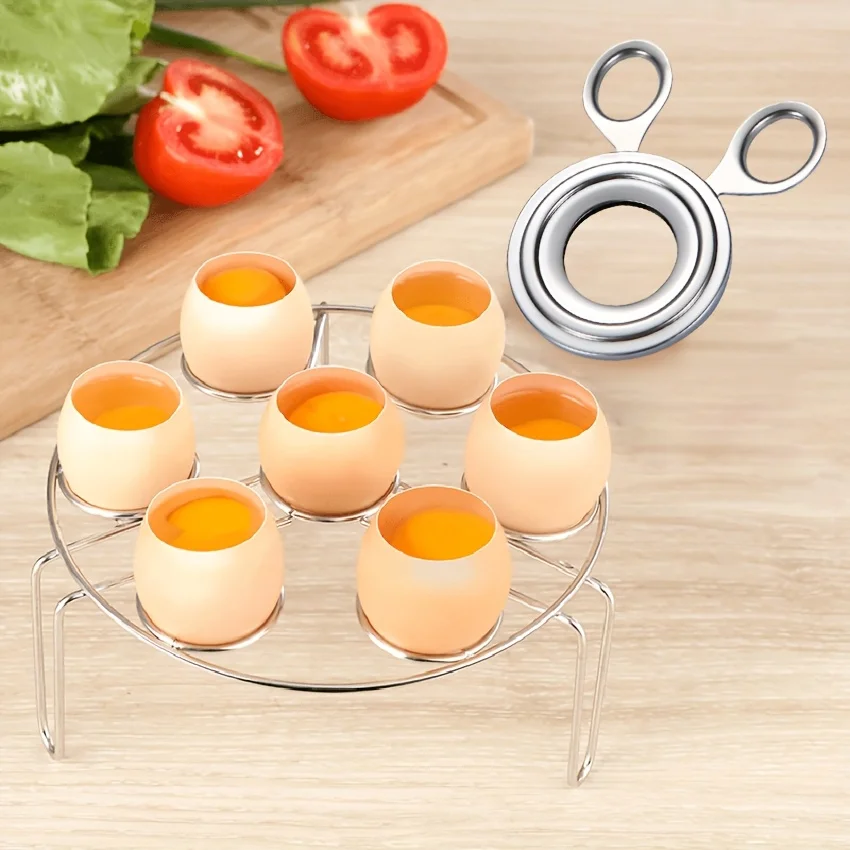 1pc Portable Stainless Steel Egg Lover'S Portable Egg Tool - Easy To Break Perfect for Home Use, Durable Kitchenware
