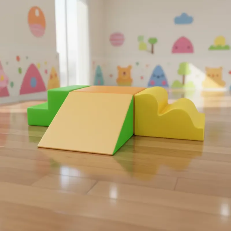 Custom Indoor Foam Climbing Blocks Set for Toddlers Sensory Training Soft Play Equipment with Crawling Slide for Preschool