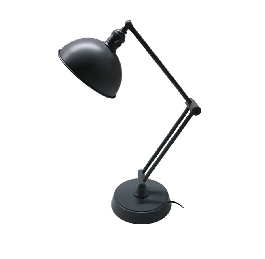 Eye protection adjustable folding telescopic long arm desk reading study desk lamp bedroom bedside home office lamp