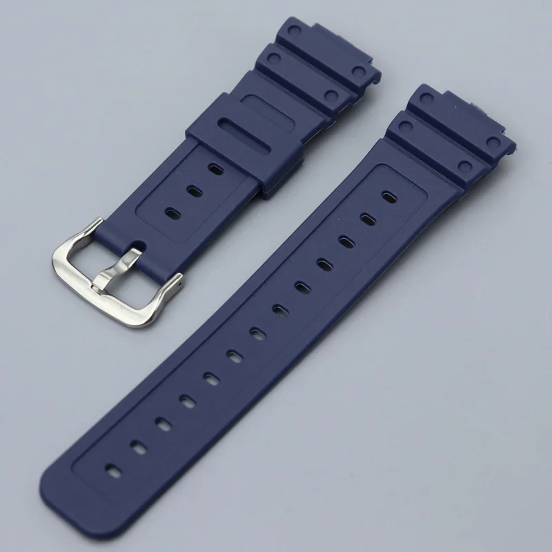 Rubber Strap for Casio G SHOCK GA 2100 DW-5600 Sport Bracelet Watch Band Stainless Steel Buckle TPU 16mm Replacement Wristband