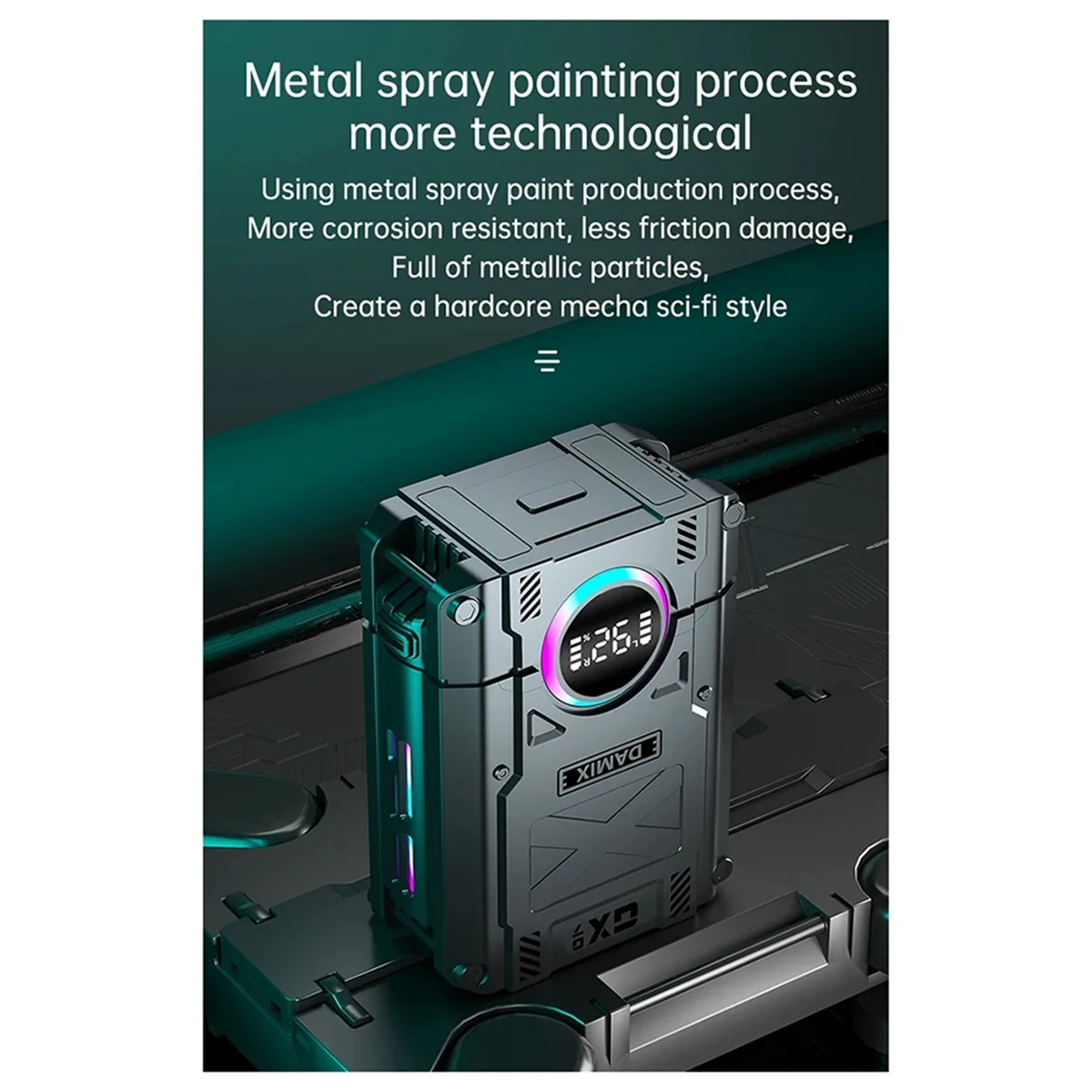 DYJ-zpNew DX-07 TWS Bluetooth-гарнитура с шумоподавлением Беспроводная механическая стильная гарнитура HD-гарнитура для вызова с