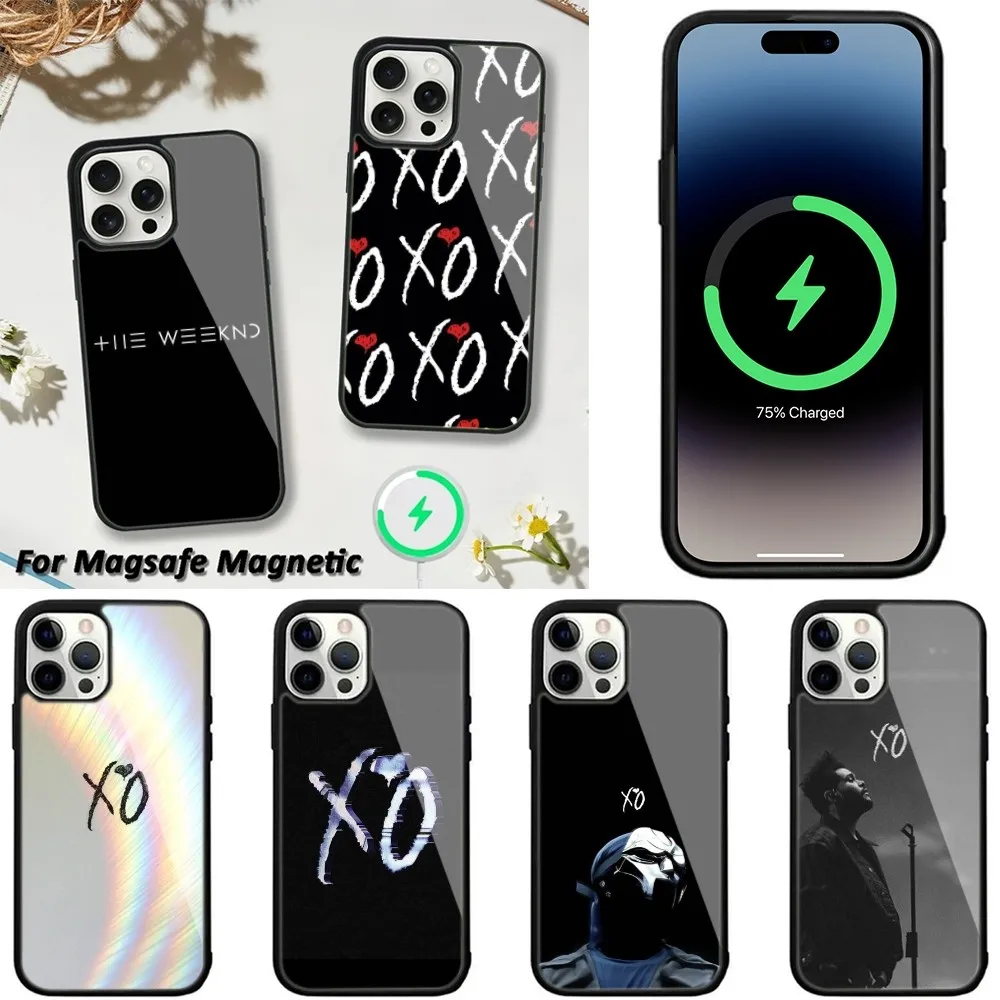 The W-Weeknd XO Phone Case For iPhone 16,15,14,13,12,11,Plus,Pro,Max,Mini Magsafe Magnetic Wireless Charging