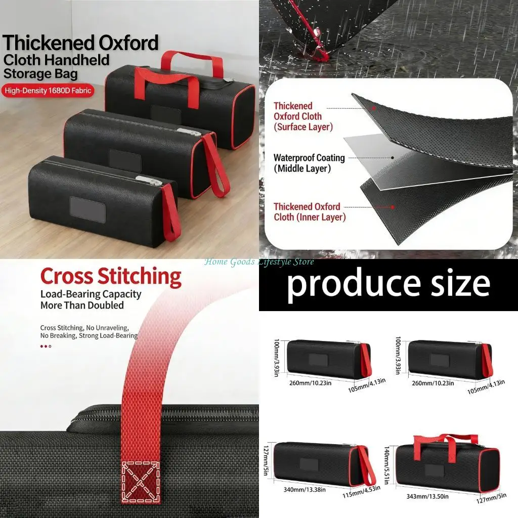 

E74E Многофункциональная портативная сумка для инструментов Водонепроницаемая тканевая сумка для хранения аварийной ситуации