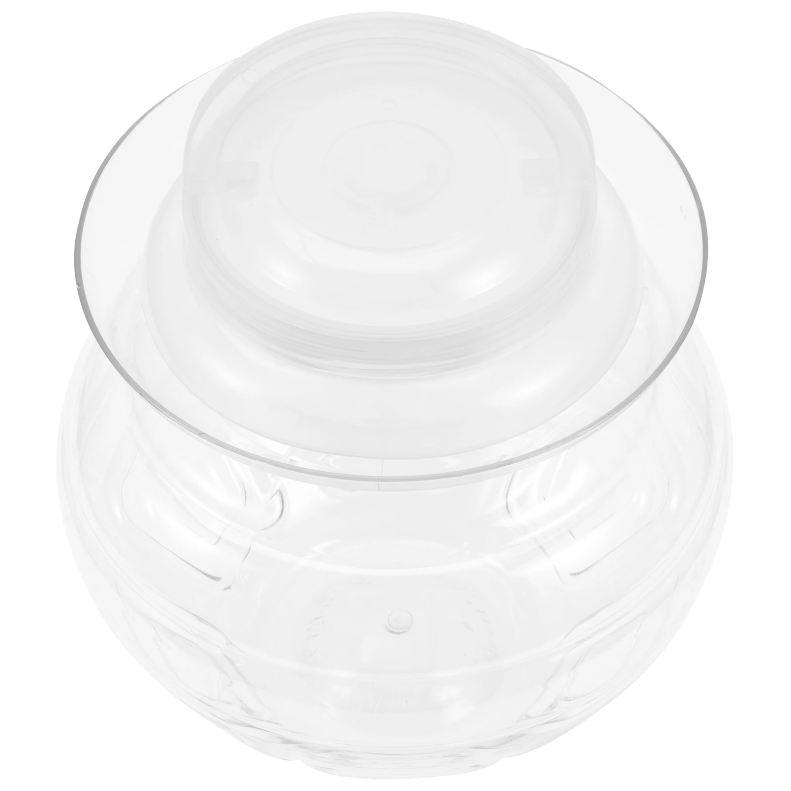 

Large Mouth Pickled Vegetable Container Heavy Duty Plastic Airtight Fermenting Jar Big Opening Easy Sealing