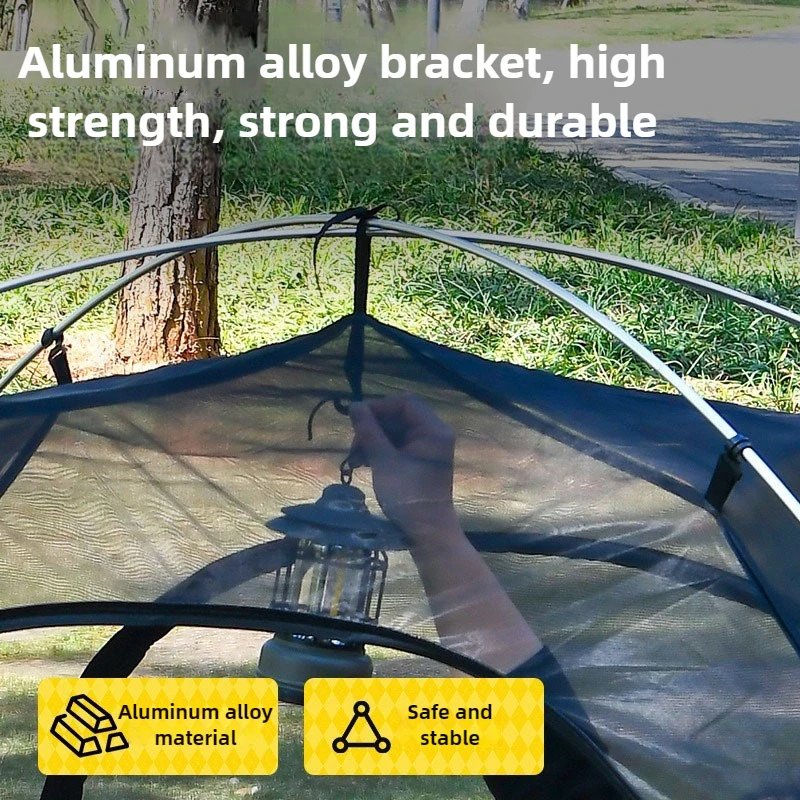 Outdoor Camping Lightweight Tent Waterproof Portable Folding Tent Aluminum Alloy Windproof Double Layer Tents Travel Equipment