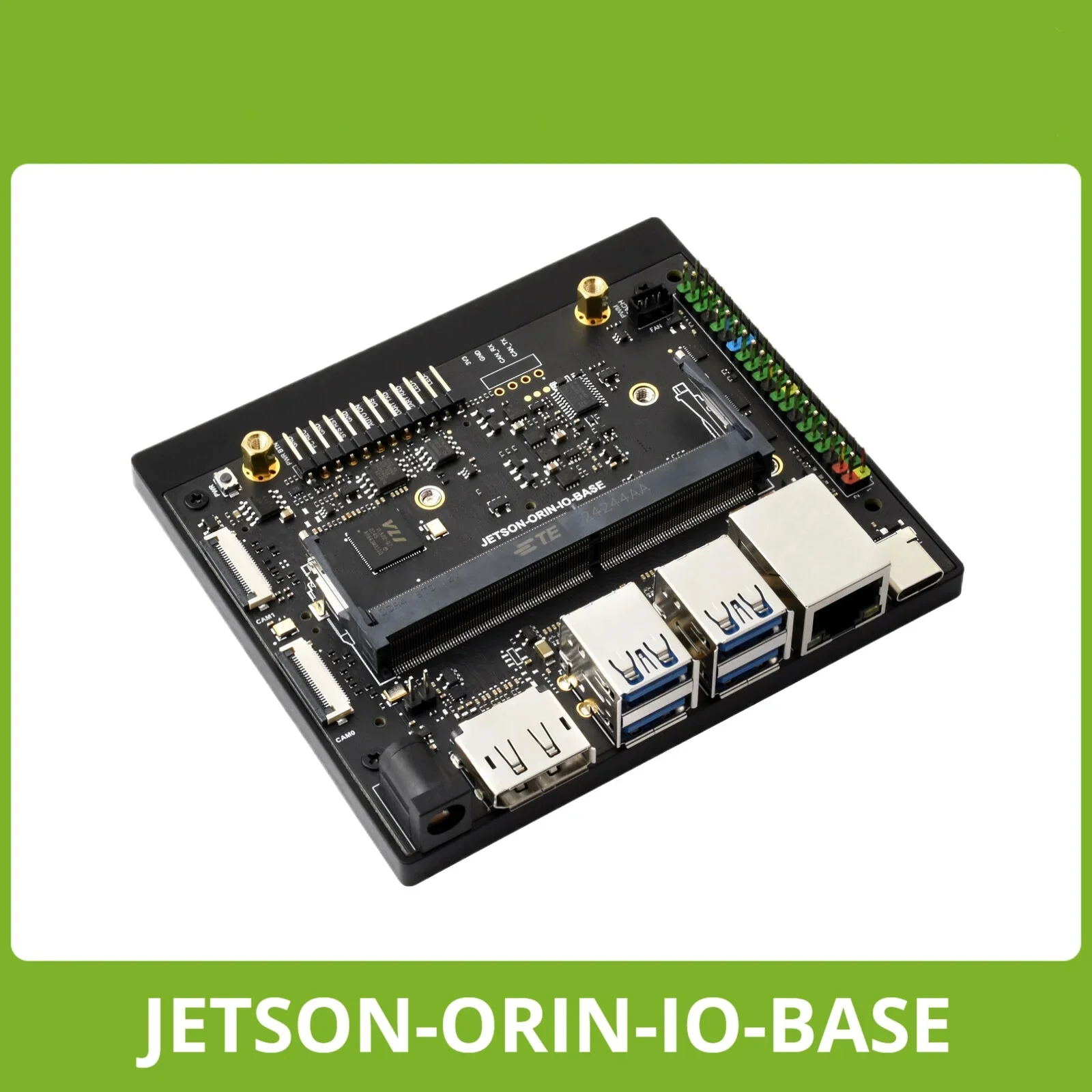 Waveshare Jetson Orin Nano/NX Development Board Based On Jetson Orin Nano And Jetson Orin NX Module, 5× USB Ports