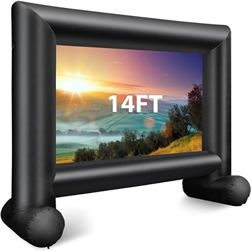 

Backyard 14ft Inflatable Screen Outdoor Projection Movie Screen Inflatable Projector Screen For Outside