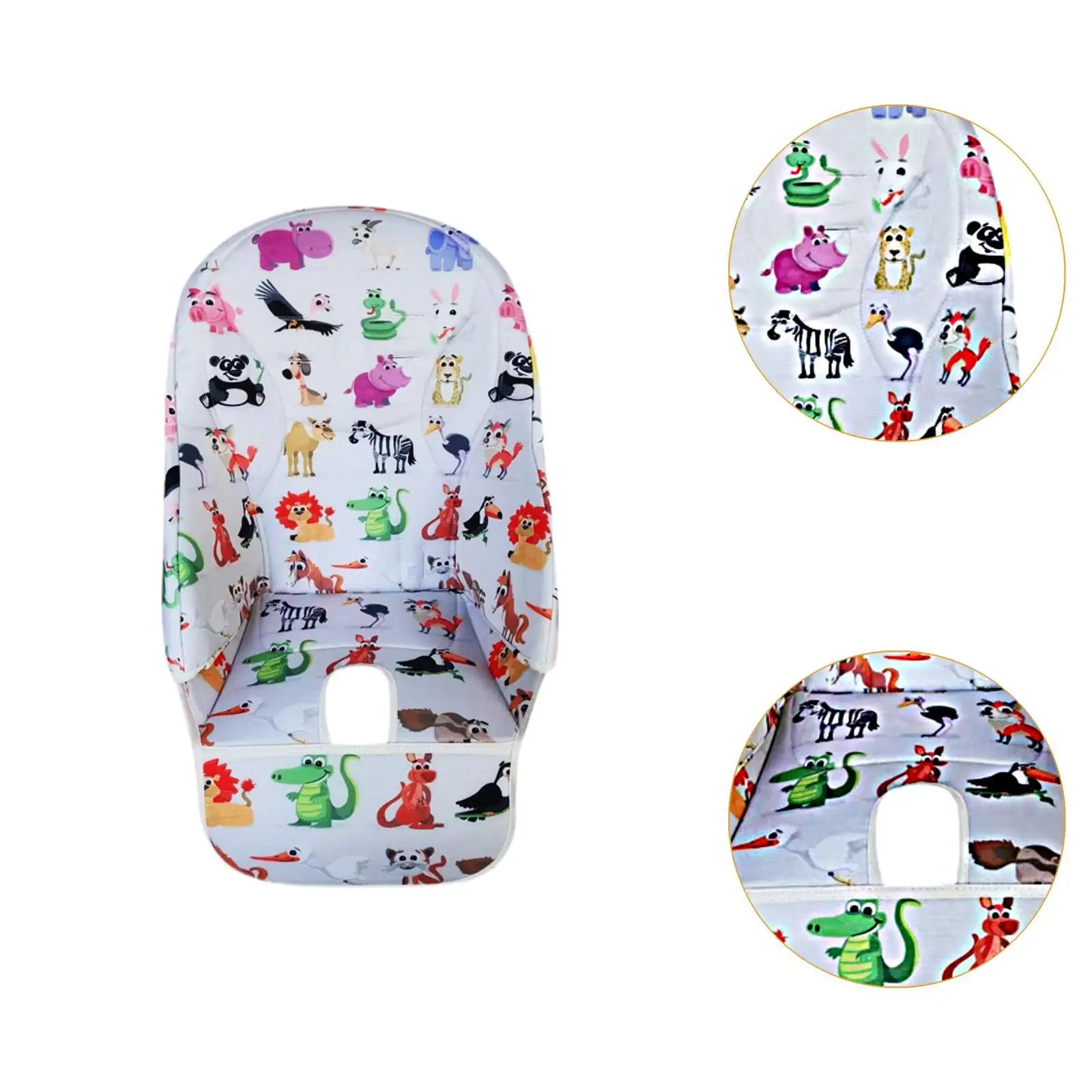 Soft Leather Pad Baby Chair Cushion Cover Protective High Seat Mat for Dining Room Use Toddler Essential